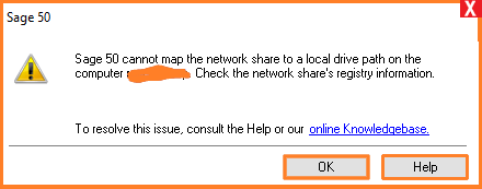 Map a Network Drive in Sage 50