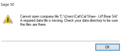 Sage-50-Data-File-Missing